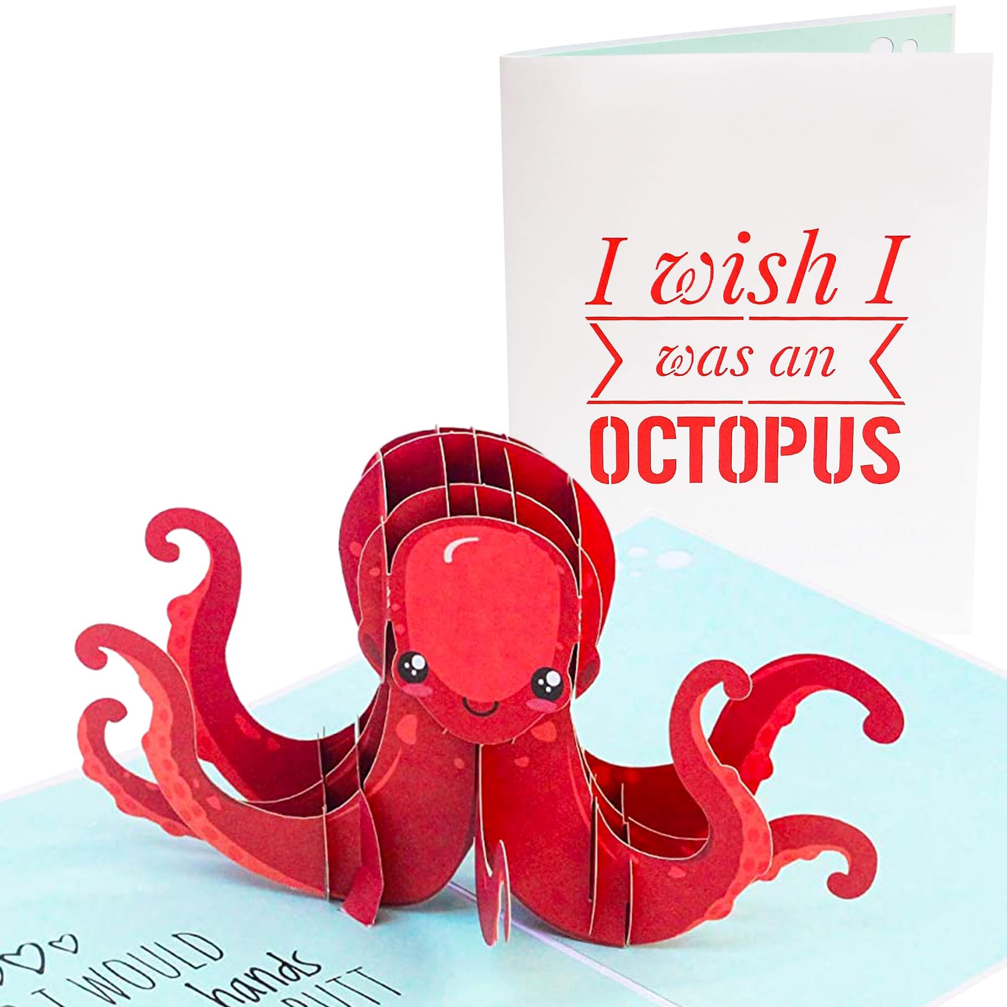 Amazon.com : PopLife Naughty Octopus 3D Pop Up Card - Funny Valentine's Day  card, Sexy Birthday Card, Cute Anniversary Surprise for Her or Him