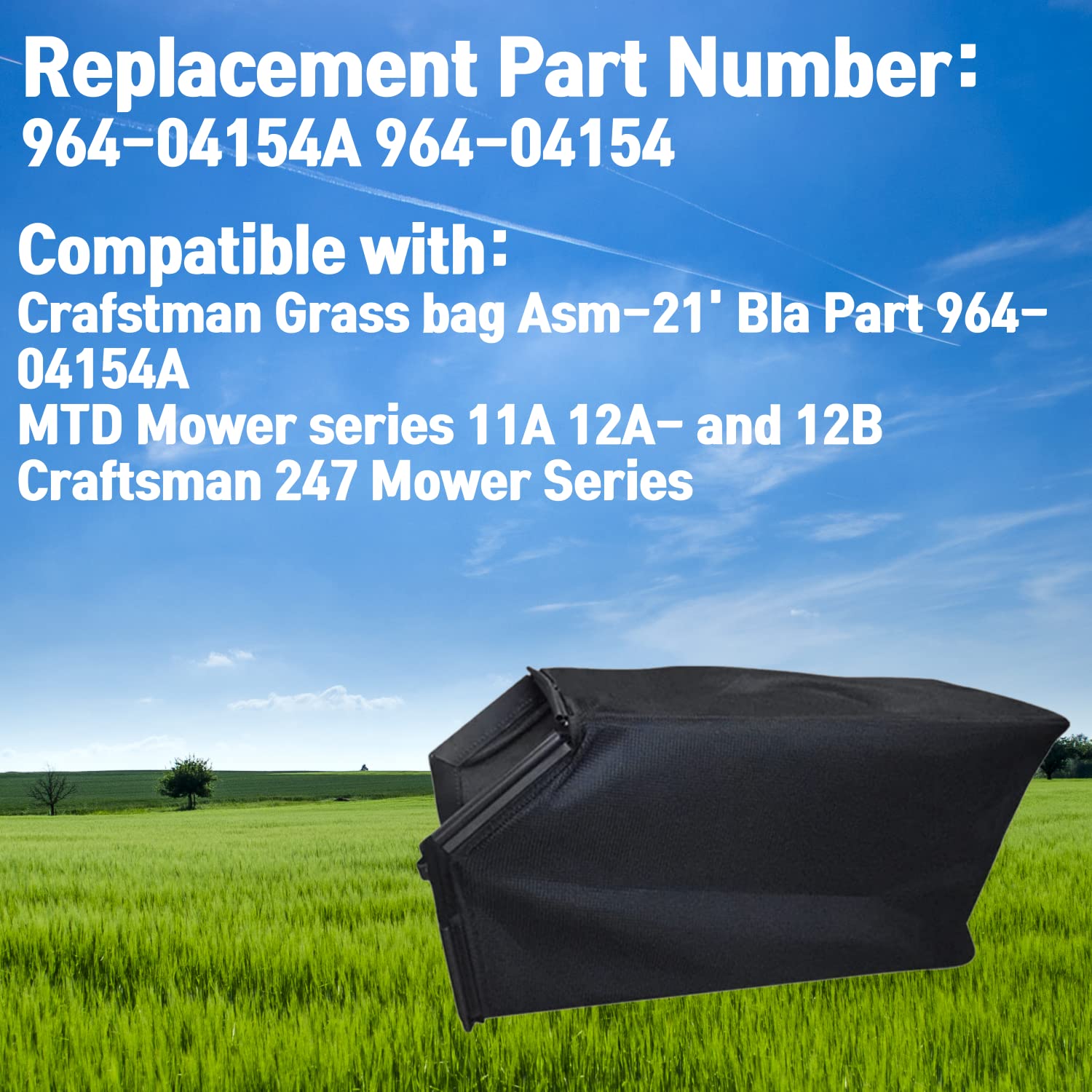 Grasfangtasche – Ersatz Für 964-0221, 764-0221, 764-0221P, Kompatibel Mit Rasenmähern