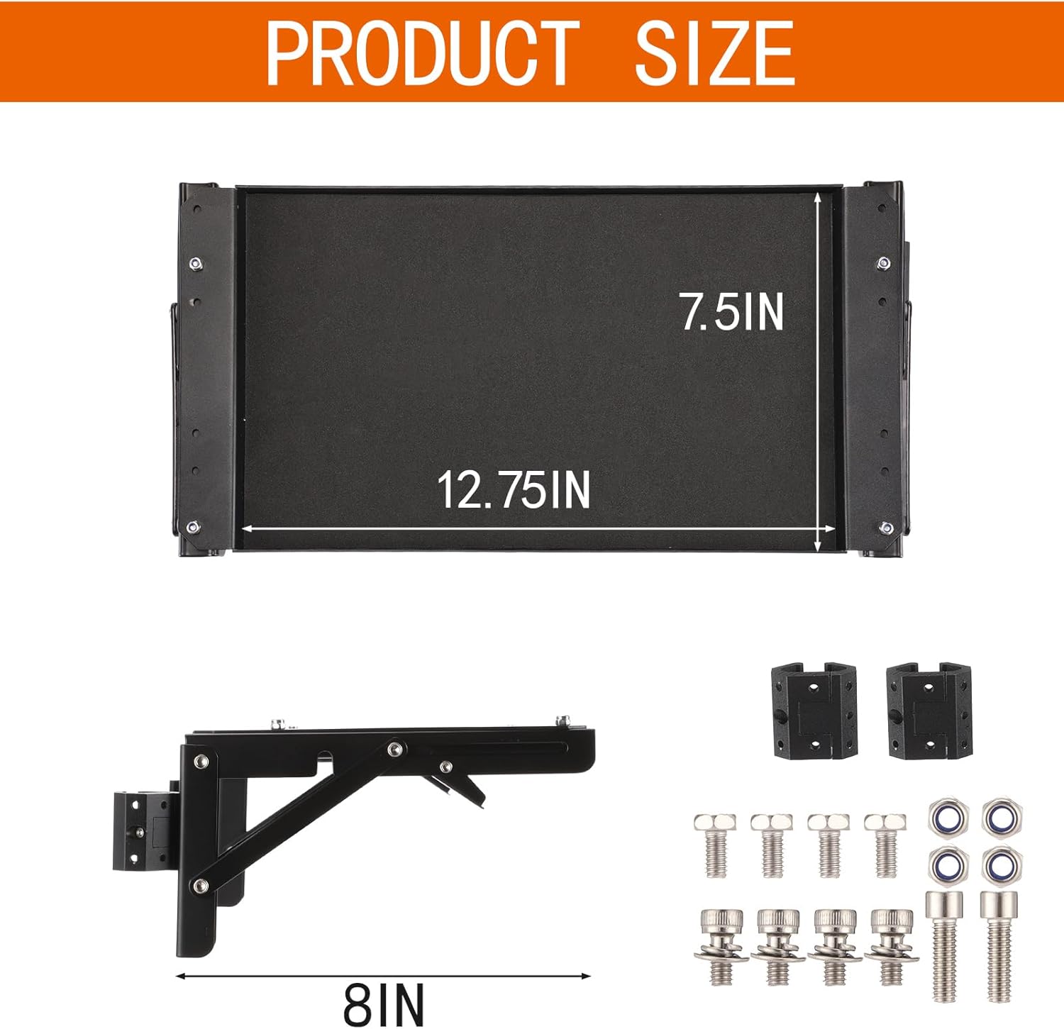 Folding Magnetic Table Compatible with Milwaukee Packout Toolbox Powerful Magnetic Tool Tray No Drilling Required