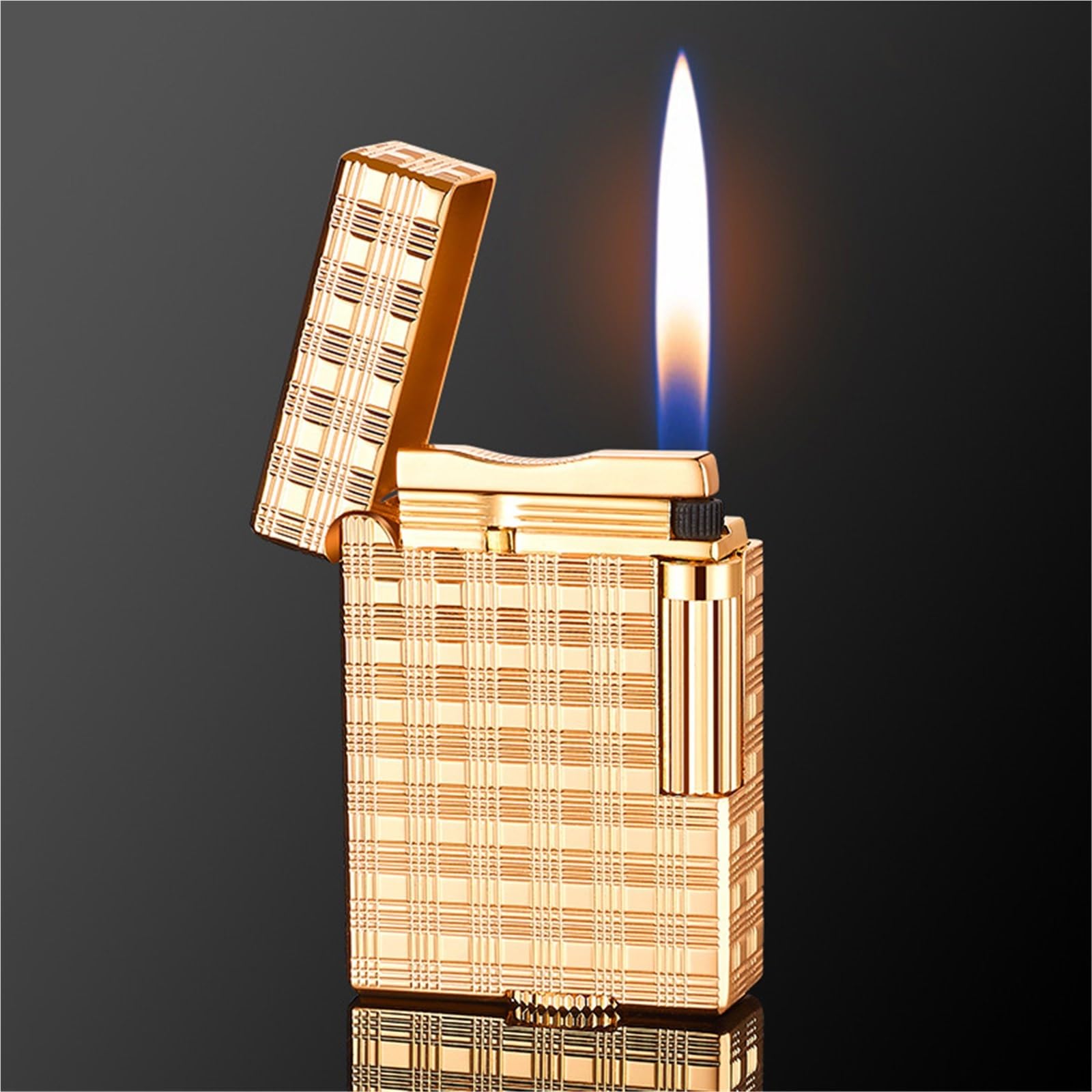 Encendedor de butano para senderismo y equipo de camping de metal