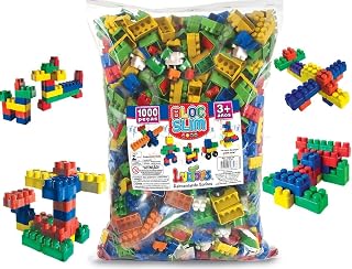 Bloc Slim - Emb com 1000 Peças, Luc Toys