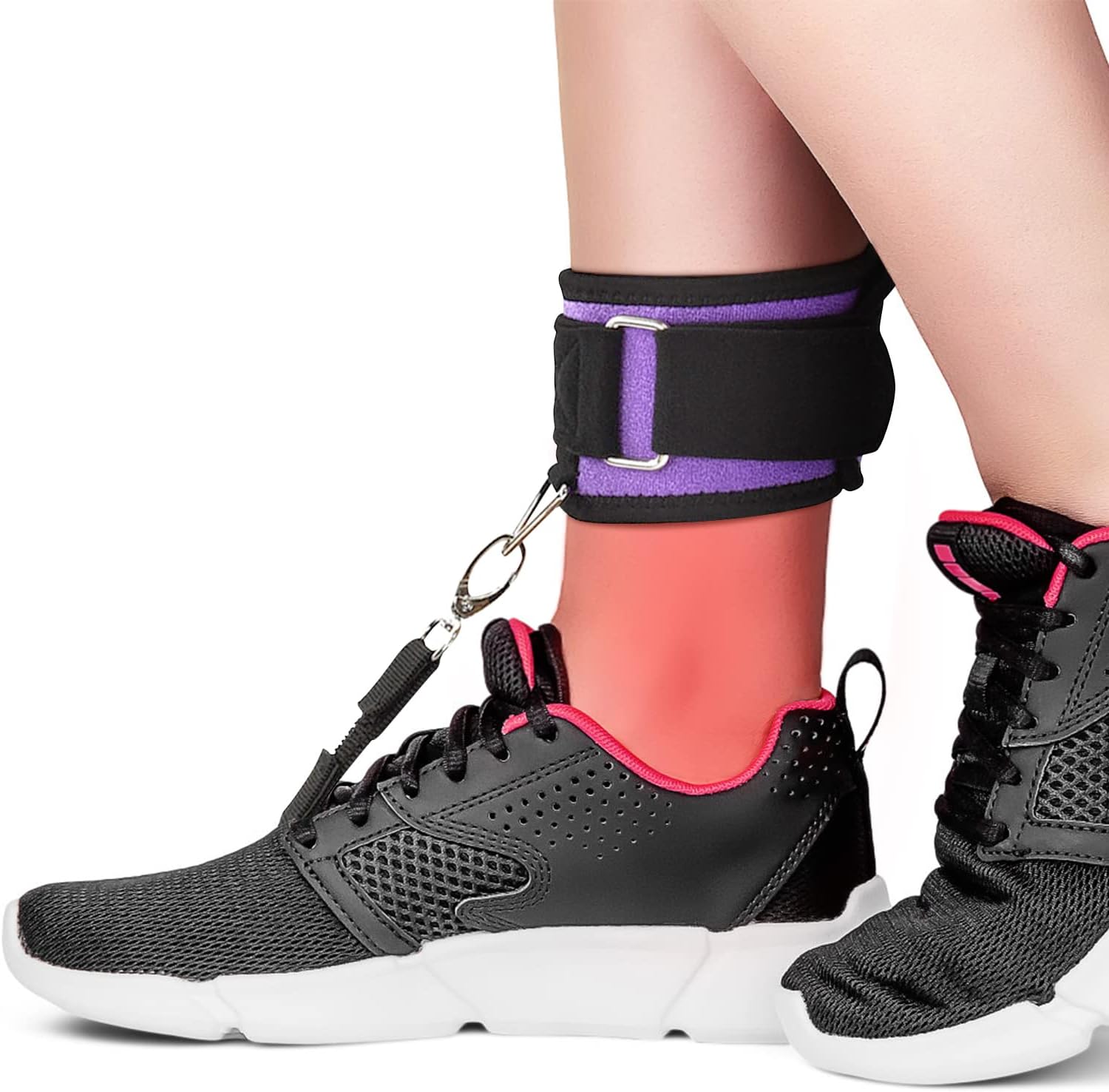 Drop Foot Support, Adjustable Drop Foot Brace with Elastic Straps Foot Up Brace Orthosis Ankle Brace Support Foot Drop Postural Corrector for Improve Walking Gait, Prevents Cramps Ankle Sprains