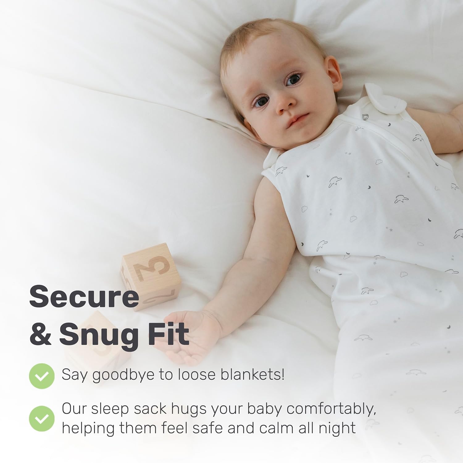 Cozy Cotton Baby Sleep Sack, Ultra-Soft Premium Warm Baby Sleep Sack for Restful Nights, Adorable Patterns - Image 4