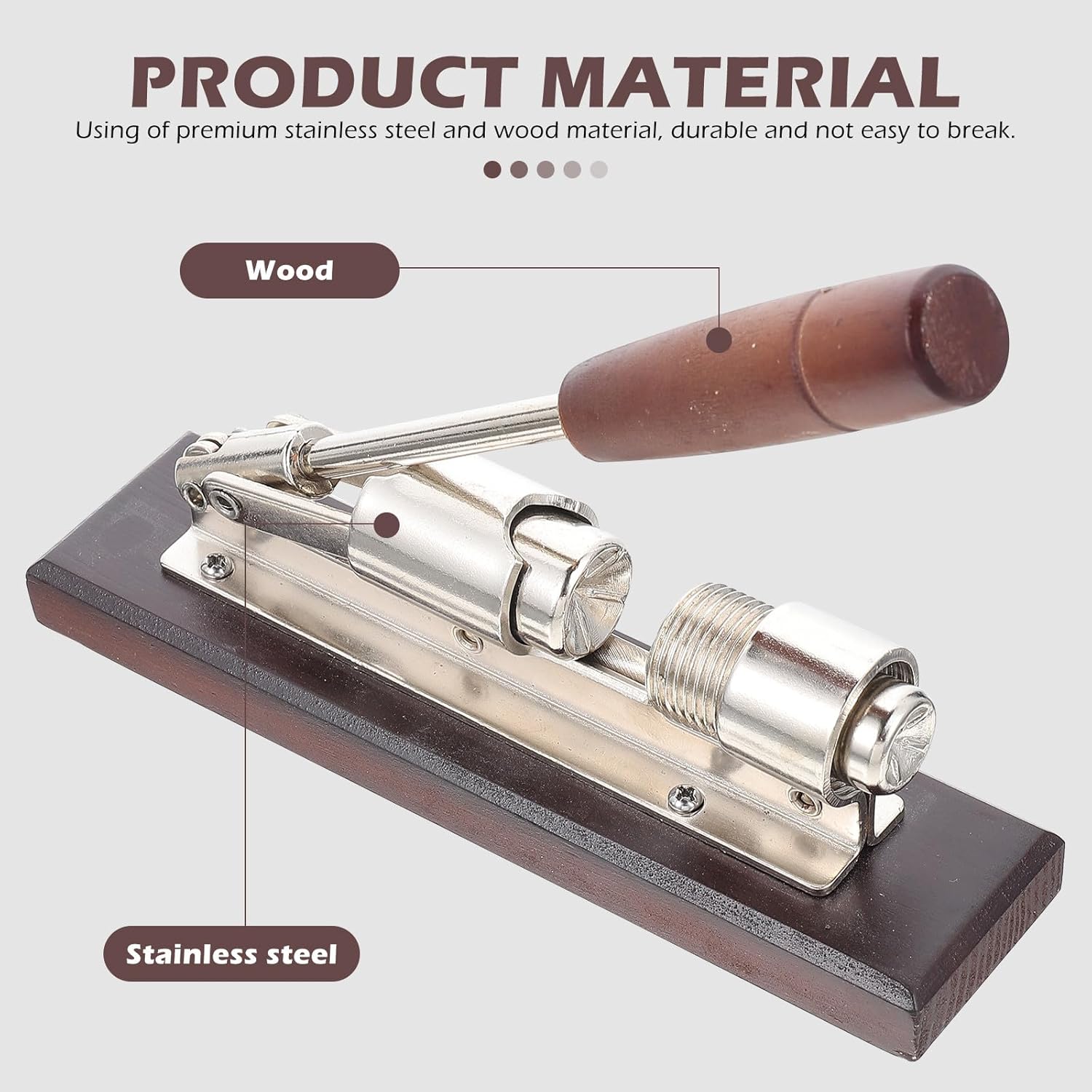 Portable Walnut Cracking Tool Black Multi-function Nut Opener Desktop Nutcracker for Household Use, Suitable for Walnuts and Pecans