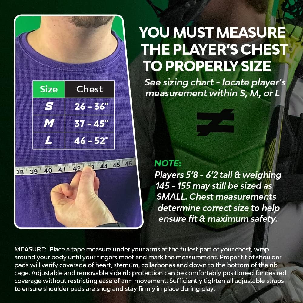 Unequal Lacrosse Goalie CC Chest Protector