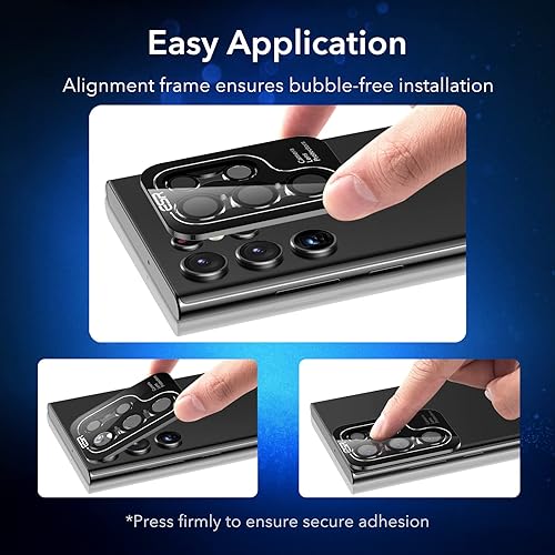 Miniatura 80 de ESR Protector de lente de cámara para Samsung Galaxy S23 Ultra, accesorios para Samsung S23 Ultra, vidrio templado ultrafino resistente a