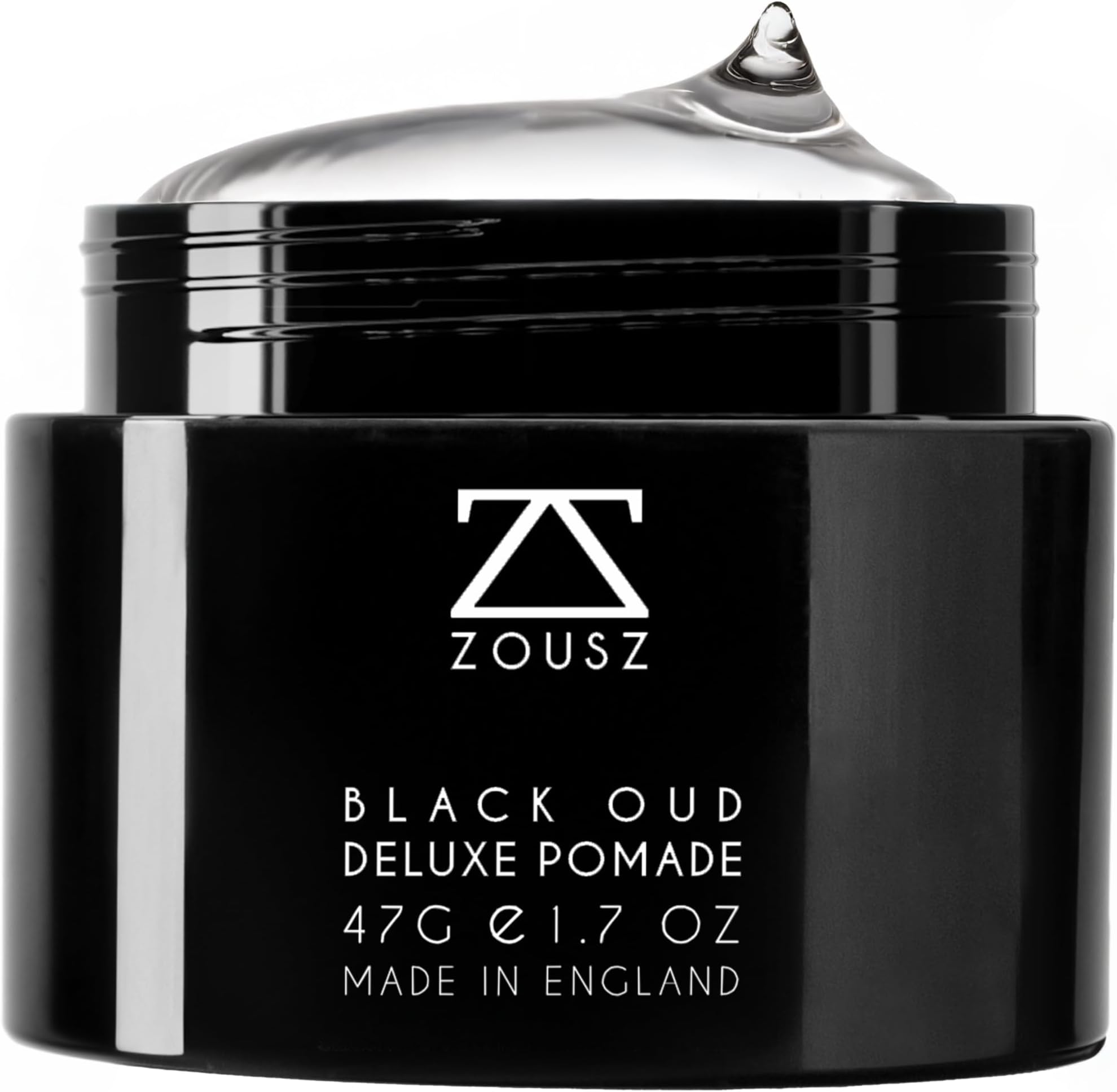 ZOUSZ Black Oud Deluxe Pomade – Premium Hair Clay & Styling Wax for Men – Strong Hold Hair Wax for All Hair Types – Gift for Him, 47g