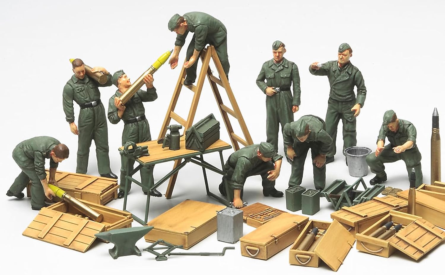 Tamiya Models Tank Crew Field Maintenance Set