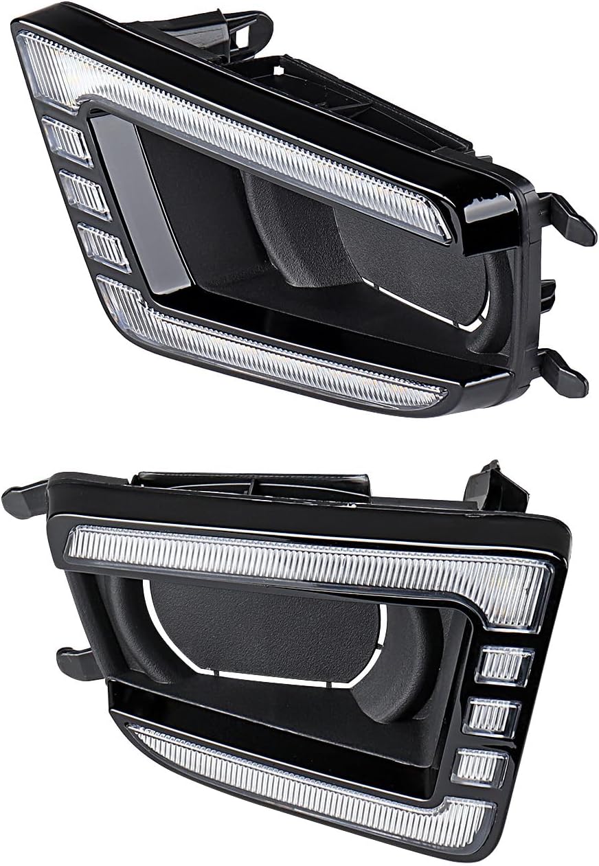 Driver and Passenger Set Fog Light Trim Driving Lamp TO1038152 8148204020