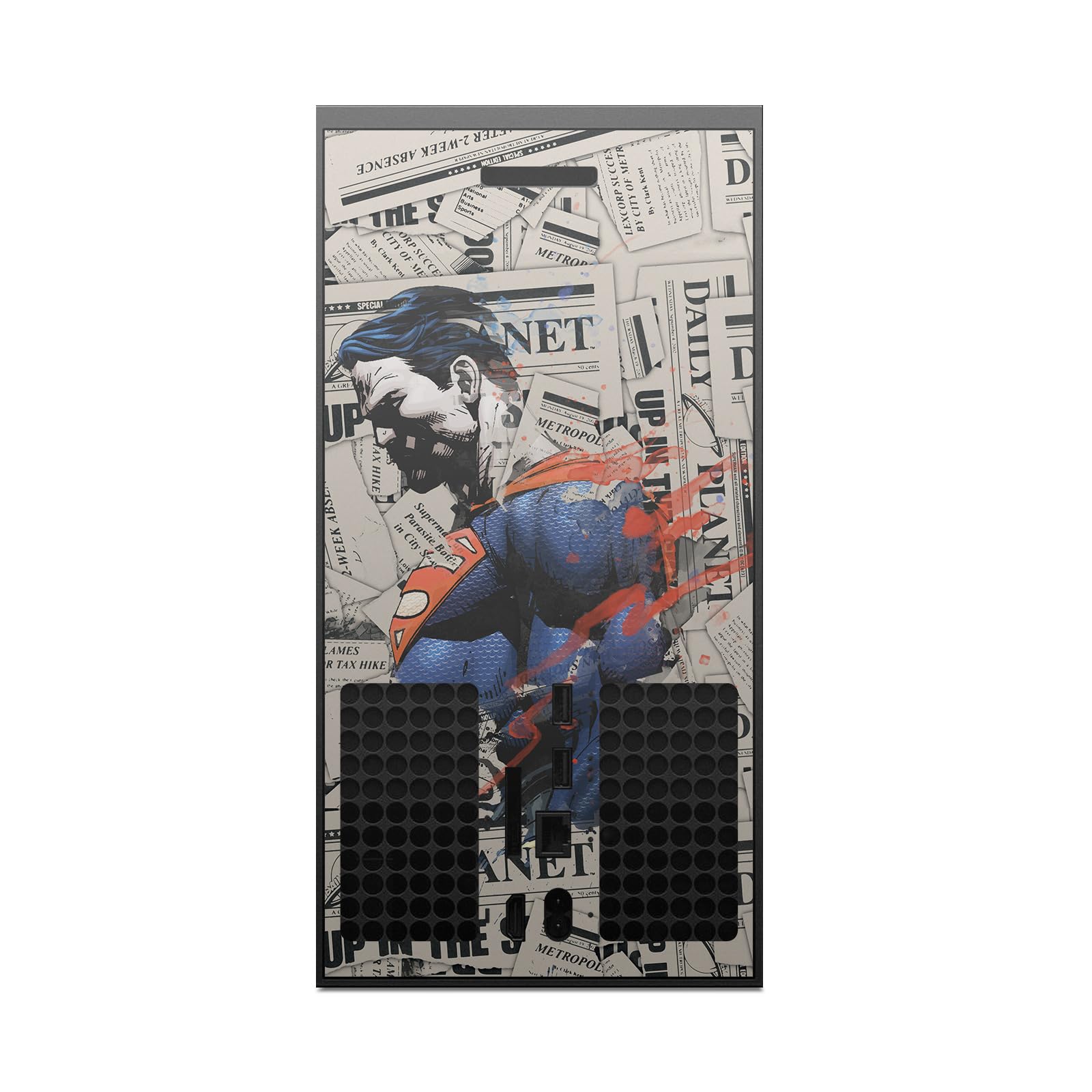 Head Case Designs sous Licence Officielle Superman DC Comics Journal Logos Et Bandes Dessinées Vinyle Autocollant De Jeu Peau Autocollant Couverture Compatible avec Xbox Series X Console