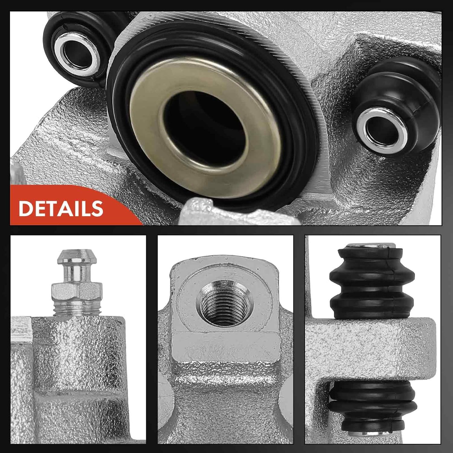 A-Premium Disc Brake Caliper Assembly Without Bracket Compatible with Ford, Lincoln and Mercury Models - Crown Victoria/Town Car/Grand Marquis 2003-2011, Ranger, Marauder - Rear Driver and Passenger