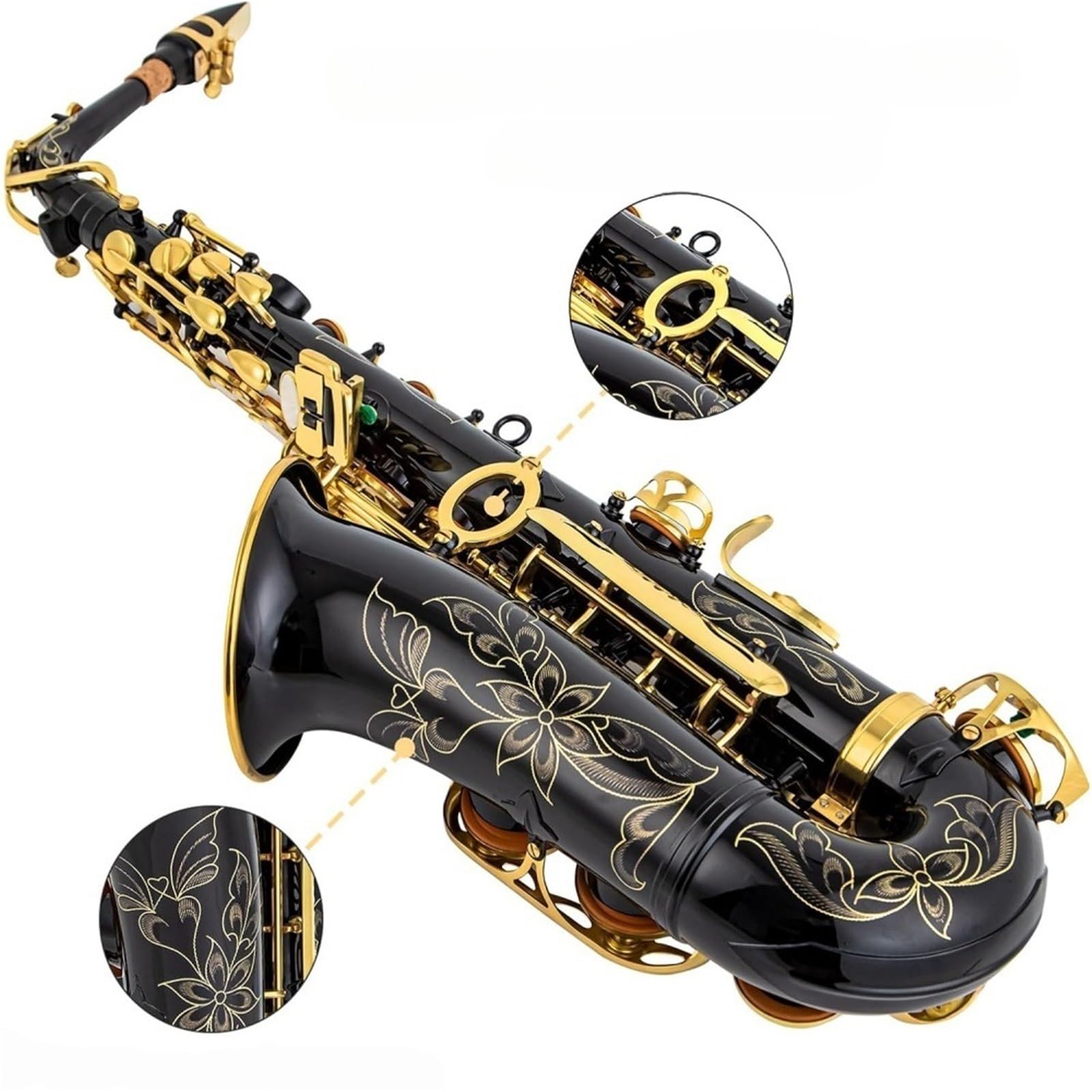 Sassofoni Per Principianti Sassofono Contralto Black Gold In Mi Bemolle Maggiore Strumento Professionale