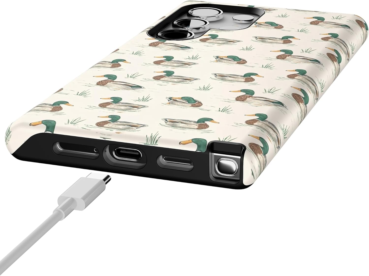 Casely Galaxy S24 Ultra Case | The Boyfriend Collection | Mallard & Co. | Essential Slim Dual-Layer Protective Design