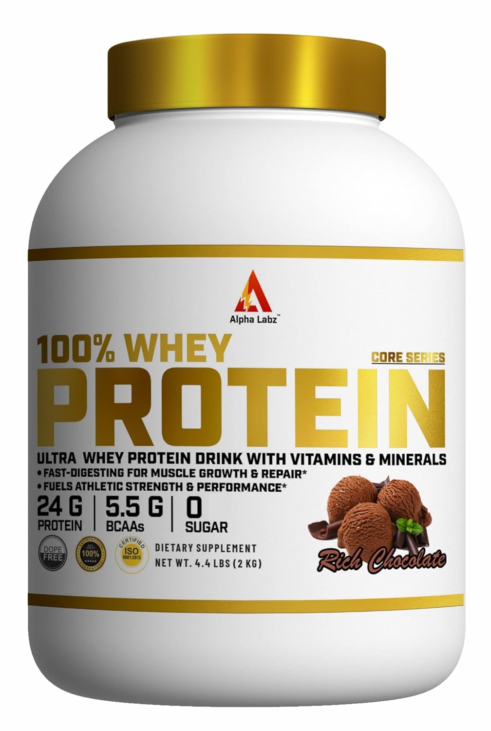 Alpha Labz Whey Protein Supplement 100 Whey Protein Post Workout