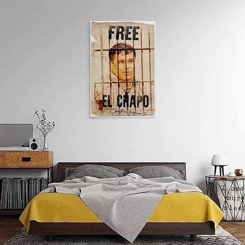 Miniatura 6 de EL CHAPO GUZMAN - Póster de Dea Usa Mexicano de la Droga Buscado Cartel de Drogas, pinturas de pared, lienzo, decoración de pared, decoración del