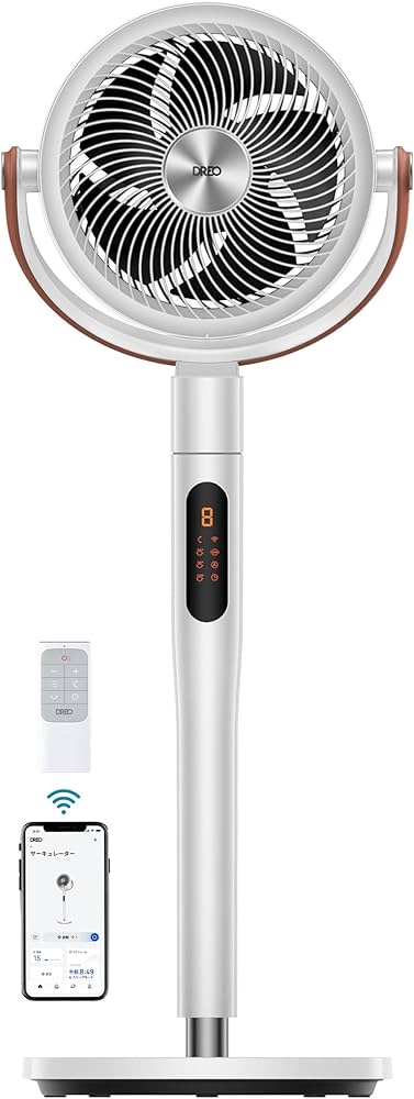 Dreo サーキュレーター DCモーター 上下左右自動首振り Amazon | Dreo サーキュレーター DCモーター 上下左右自動首振り 静音