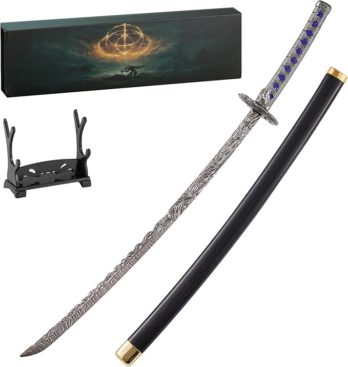 Eldens Rings Starlight Shadowblade Sword Weapon Replica 10.2-Inch Metal Craft