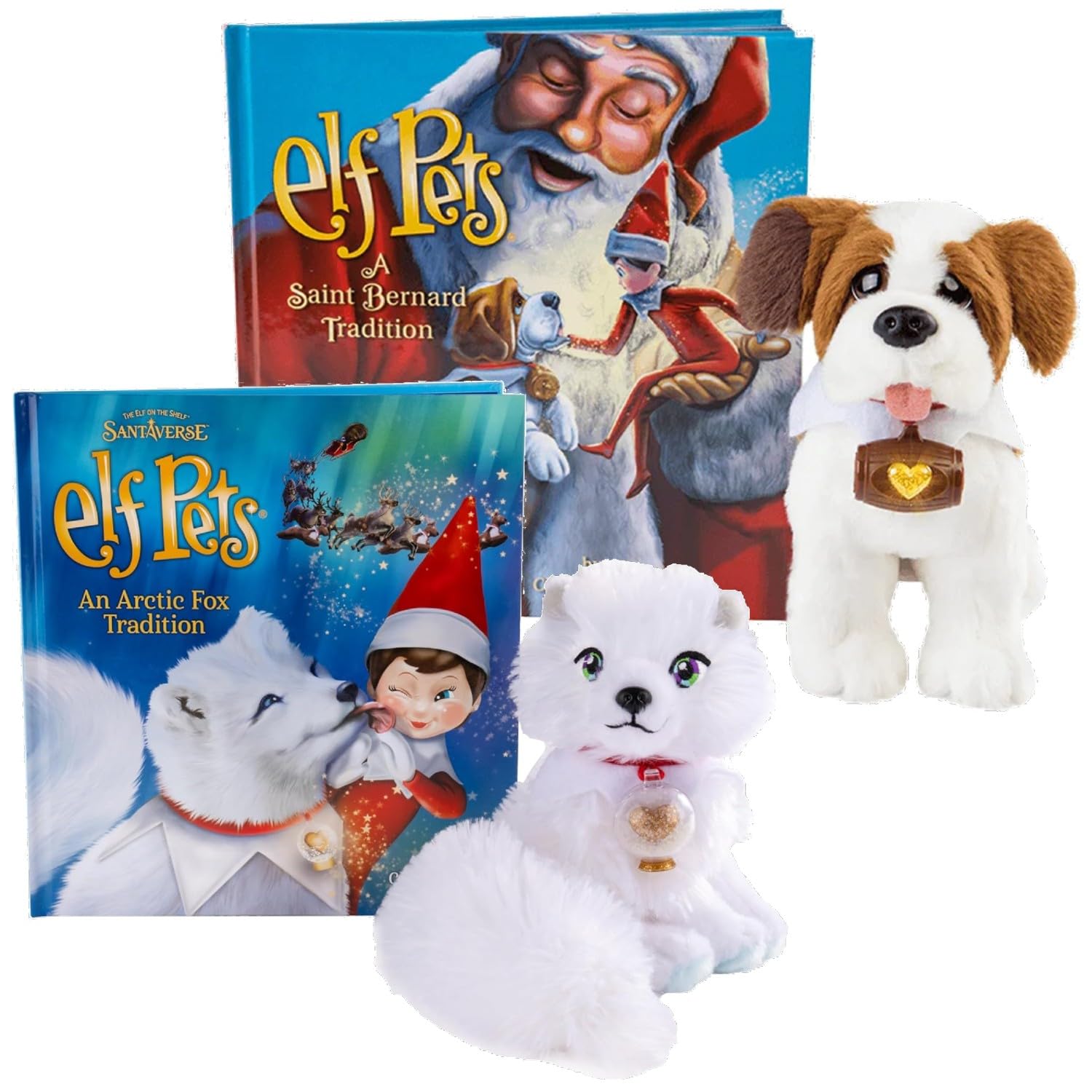 Amazon.com: The Elf on the Shelf Elf Pets Traditions 2 Pack: A