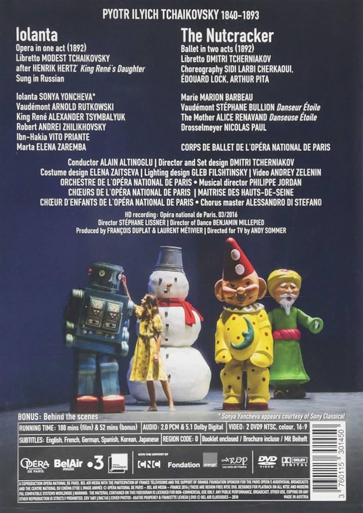チャイコフスキー:イオランタ/くるみ割り人形[Blu-ray Disc](日本語字幕) mxn26g8 Amazon.co.jp: チャイコフスキー:イオランタ/くるみ割り人形[DVD