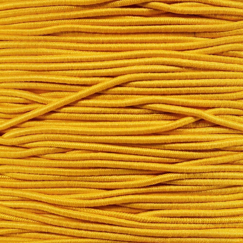 1/8” Elastic Cord Beading Crafting Stretch String – Choose from 10, 25, 50, 100, and 1300 Feet, Made in USA