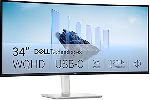 Dell S3425DW Plus USB-C Curved Monitor