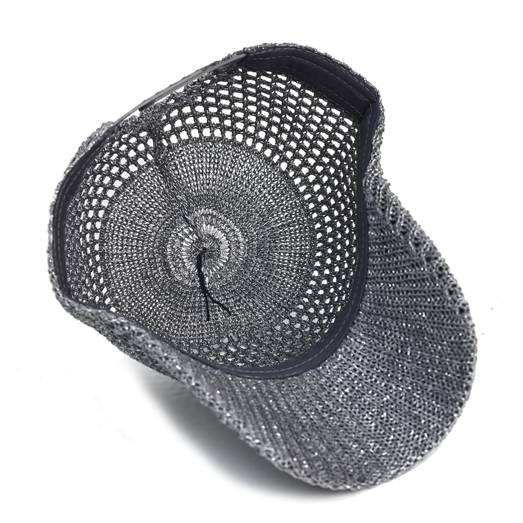 Disimlarl Cappello da baseball vuoto delle donne cappello maglia traspirante cappello maglia cappello maglia regolabile