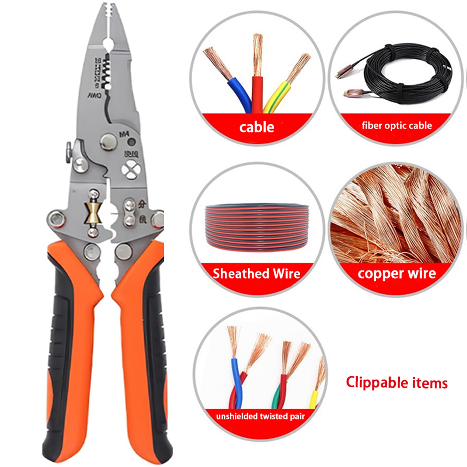 12-in-1 Multifunctional Wire Stripper, Foldable Wire Stripper — Amazon image 3