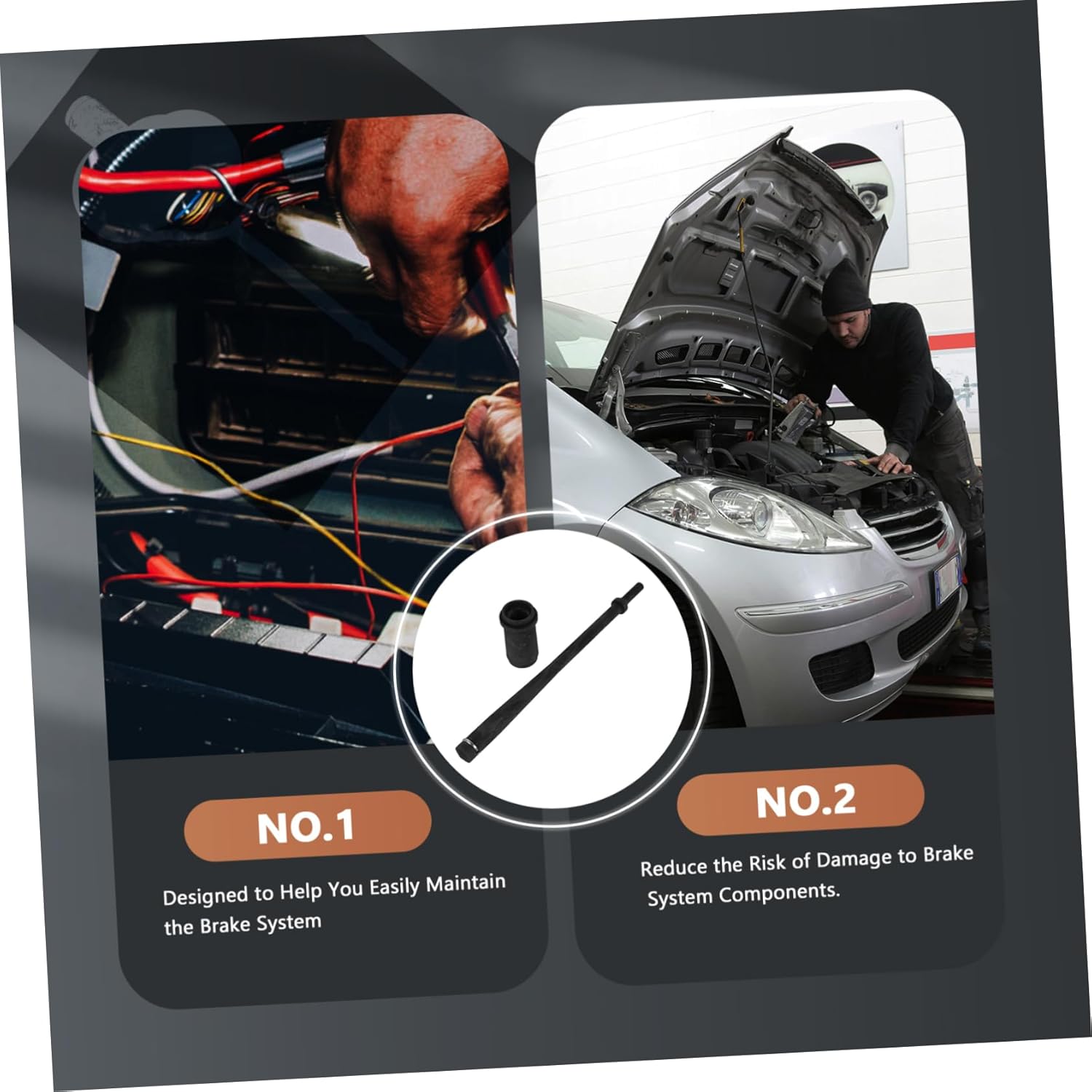 Short Anchor Pin Bushing Kit for Trucks and Trailers Easy to Use Anchor Pin Removal Tool Durable Construction Essential for Brake System Maintenance Promotes Safety and Efficiency