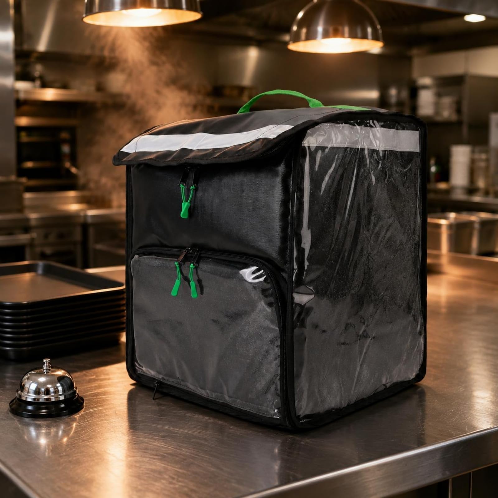 Mochila Térmica de Reparto PVC Mochila Térmica de Entrega Mantiene la Temperatura Transporte para Repartidores