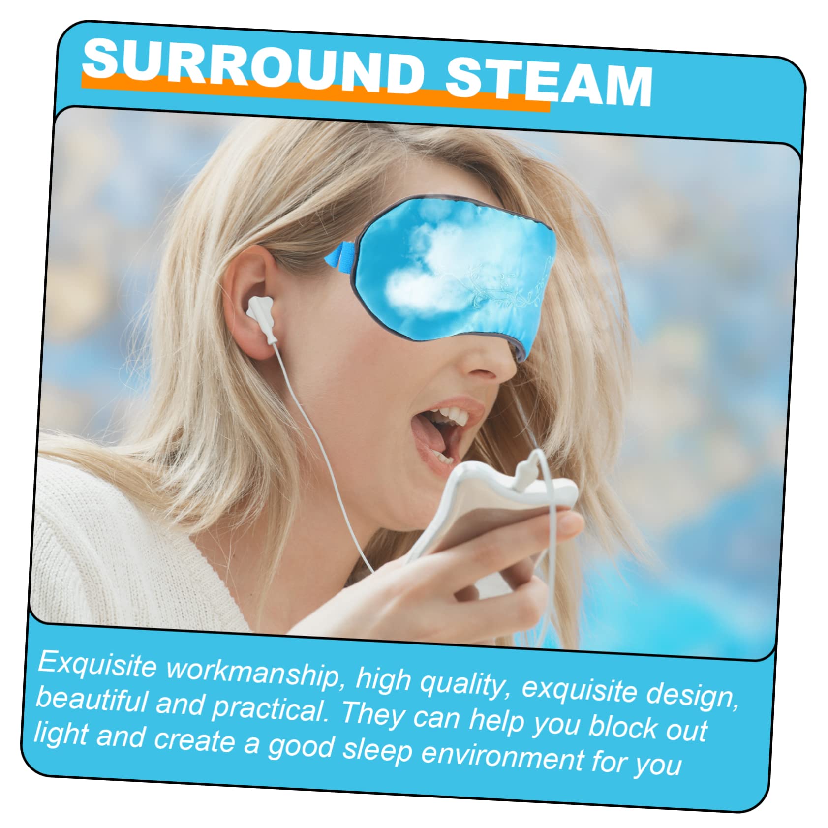 Healeved 3stücke Usb Steaming Schlafmaske Beruhigende Augenmaske Für Lichtblockierend Atmungsaktiv Für Übermüdeten Und Perfekter Sitz Für Erholsamen Schlaf