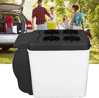 Car Refrigerator, 12V Mini Fridge Electric Cooler and Warmer for Car, 6 Liter Capacity, Portable Car Freezer Car Fridge Small Fridge for Car, RV, and Camping Use