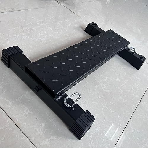 Miniatura 7 de Barra de elevación de pantorrilla de acero multifuncional, bloque de elevación de pantorrilla ancha para estiramiento de pantorrillas, plataforma