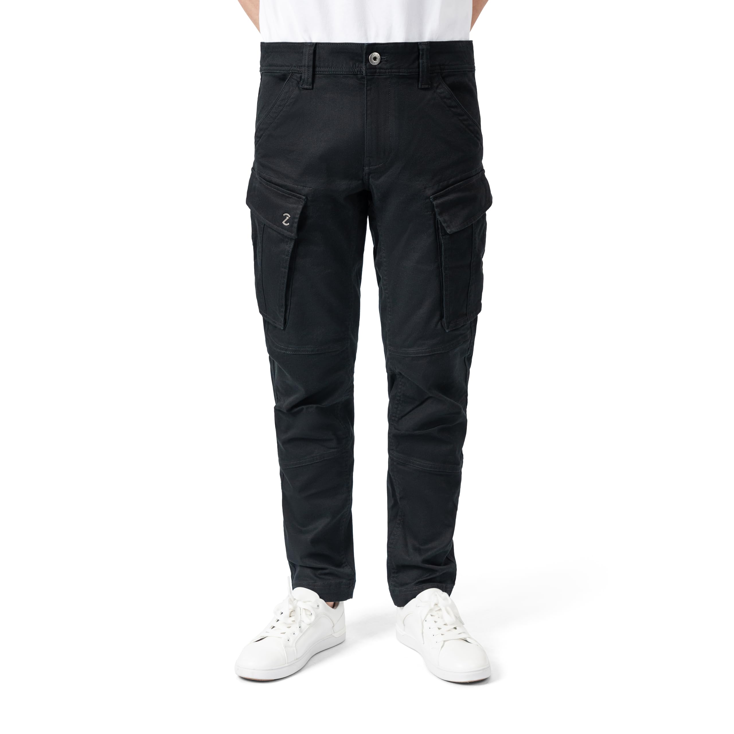 ZEHN Adaptive - Herren Cargohose aus Baumwoll-Stretch Twill, 3D Engineered Tapered Regular Fit, Robuste Verarbeitung, Praktische Cargotaschen, Freizeit- & Alltagshose