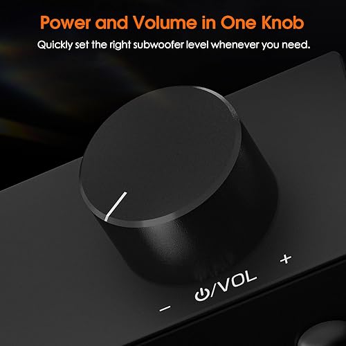 Miniatura 3 de Nobsound Mini amplificador de subwoofer mono: amplificador de alta fidelidad de 100 W con TPA3116 y filtro de paso bajo para cine en casa, agitador