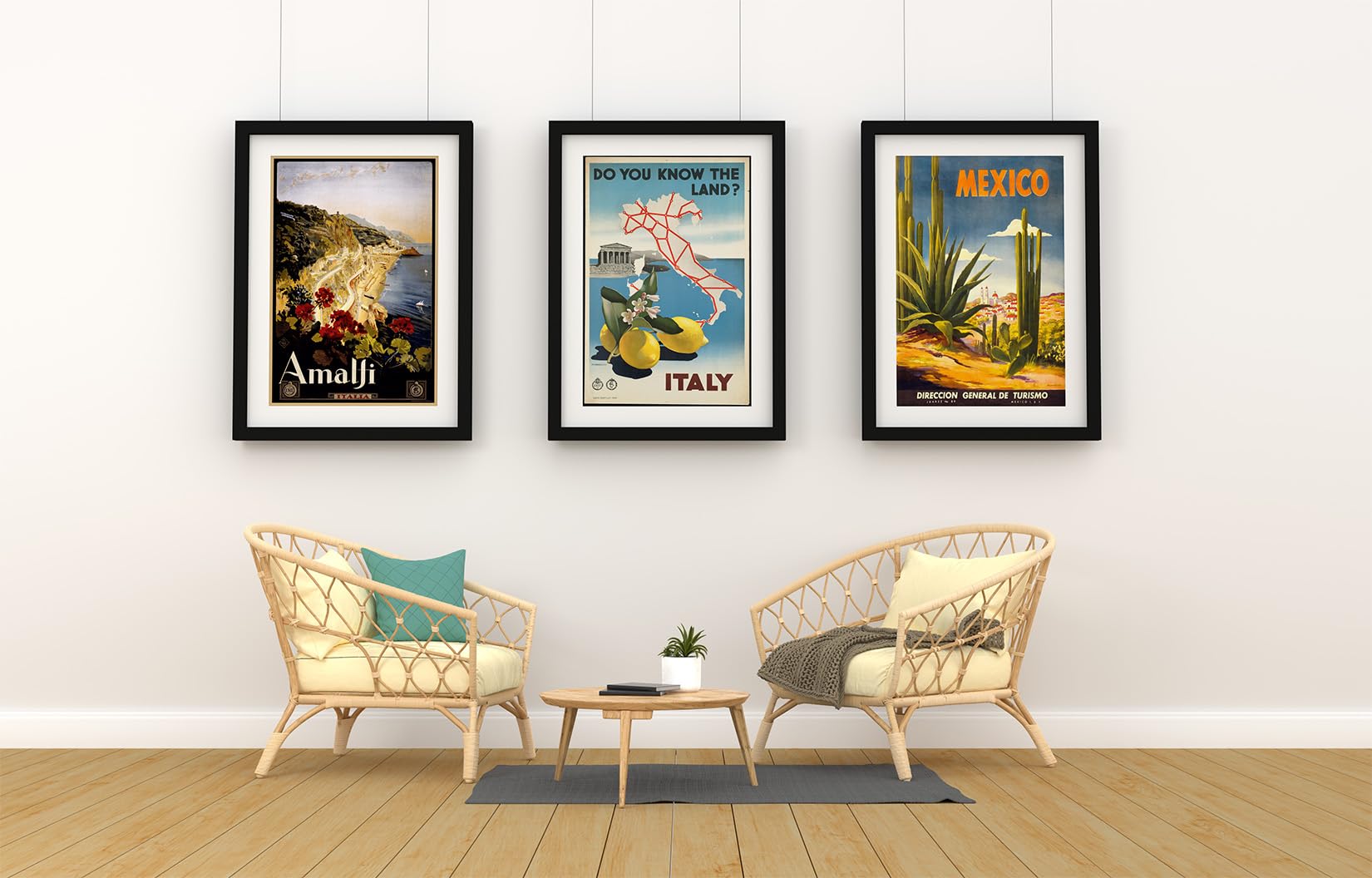EzPosterPrints - Vintage Style Travel Poster Series- Poster Printing - Wall Art Print For Home Office Decor - Tuscany-Siena - 32X48 Inches