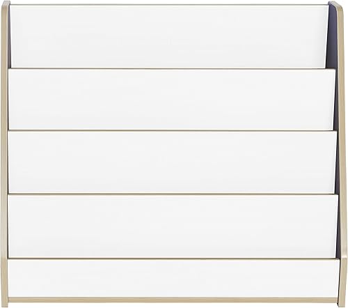 Miniatura 11 de Factory Direct Partners 11941-WHRD Colorful Essentials - Exhibición de libros grandes, estante de almacenamiento laminado para libros infantiles