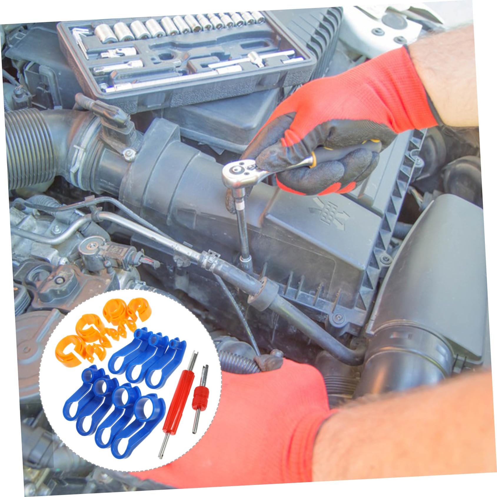 ULTECHNOVO 2ensembles Outil De Déconnexion De Conduite De Carburant Kit pour Démontage Rapide des Tuyaux De Climatisation Carburant pour Mécaniciens Et Automobile