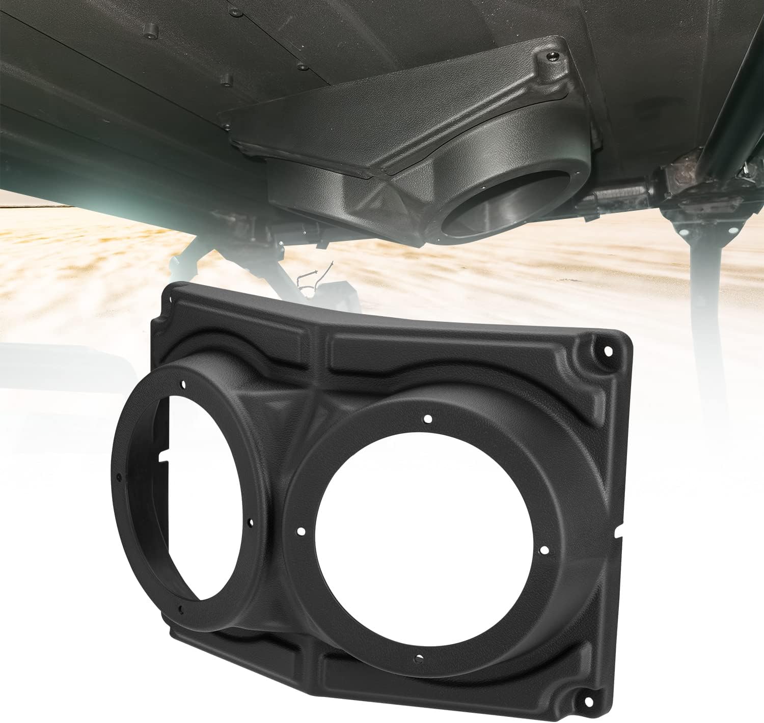 UTV Overhead Speakers Pods Enclosure, HAKA TOUGH 6.5" Universal Waterproof Speaker