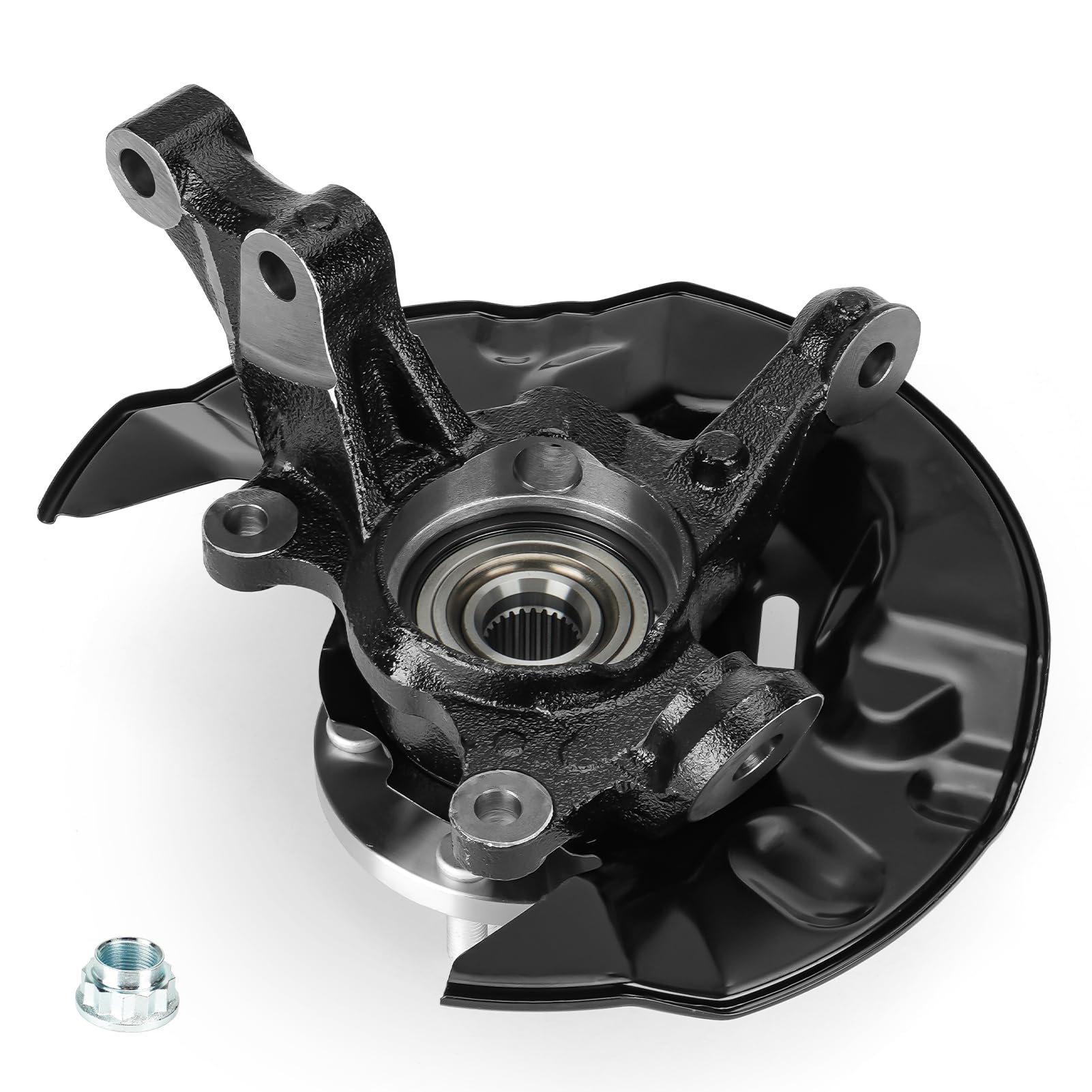 Photo 1 of Front Steering Knuckle & Wheel Bearing Hub Assembly for Toyota Corolla 2003 2004 2005 2006 2007 2008, LK030 698-388 698388, Right Passenger Side