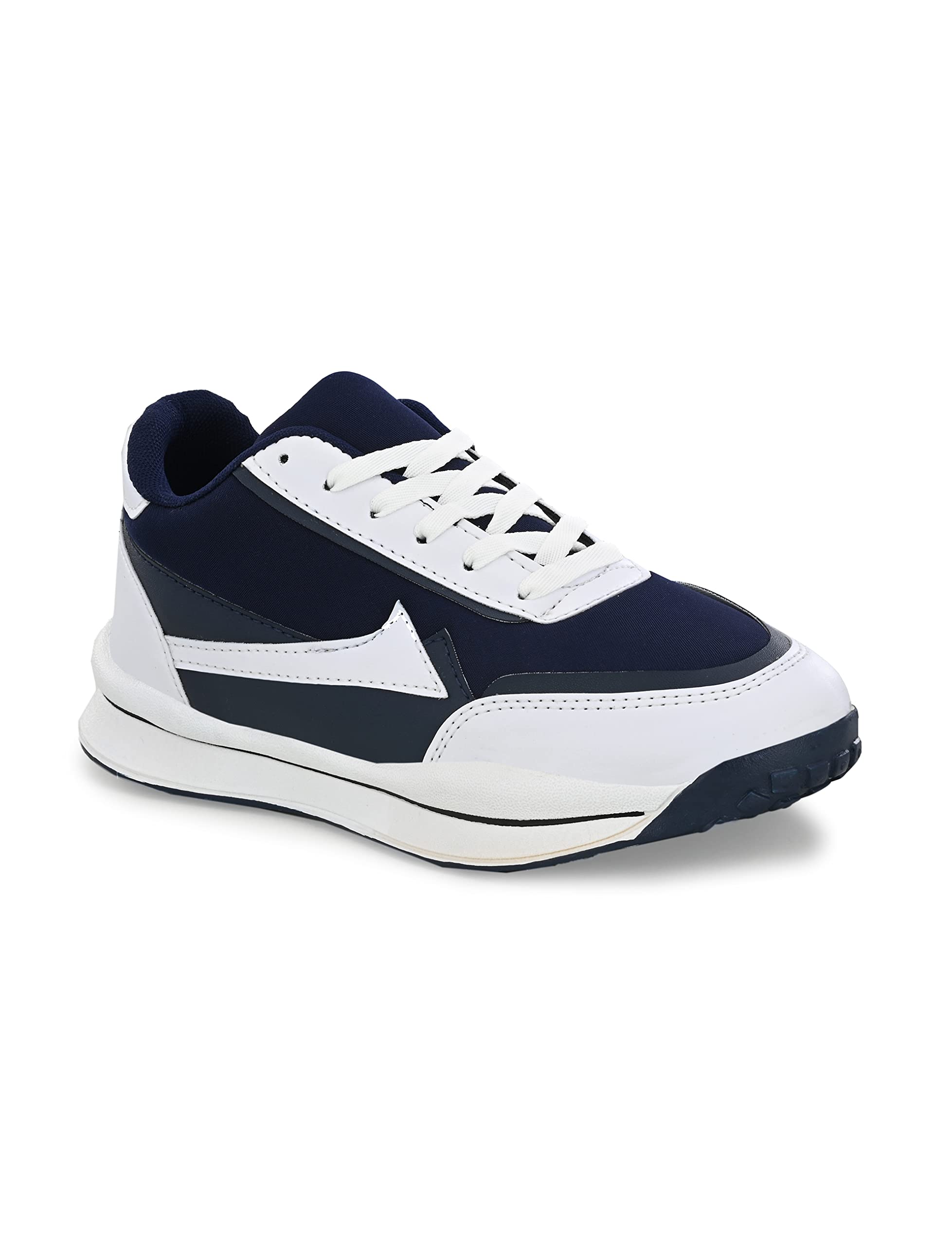 KNOOSStylish Trendy Lightweight Canvas Casual High Top Sneaker Shoes for Mens & Boys | Sneakers| White Sneakers|Running Shoes |Blue Sneakers