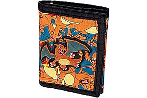Charizard Pokemon Tri-Fold Canvas Wallet