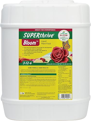 Miniatura 11 de Dyna-Gro Bloom, BLM-032 3-12-6. Alimento para plantas, 1 cuarto de galón, Blanco