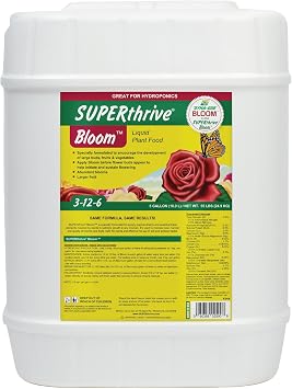 Dyna-Gro DYBLM500 BLM-500 5 Gallon Bloom 3-12-6 Liquid Plant Food, White