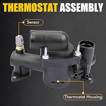 MILIPARTS Coolant Thermostat Housing Assembly with Water