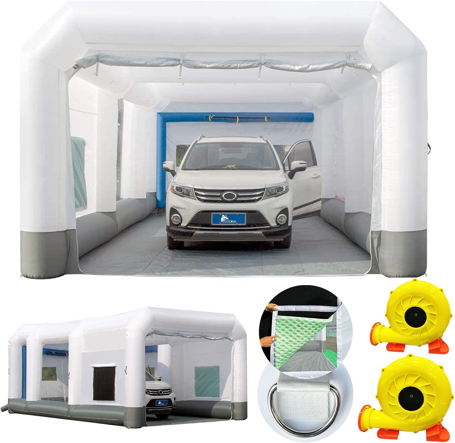 GORILLASPRO Portable Inflatable Paint Booth 26x15x10Ft