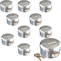 Vista 4 de Keyed Alike 6271NKA-4 candado maestro con grillete oculto, candados resistentes a los golpes