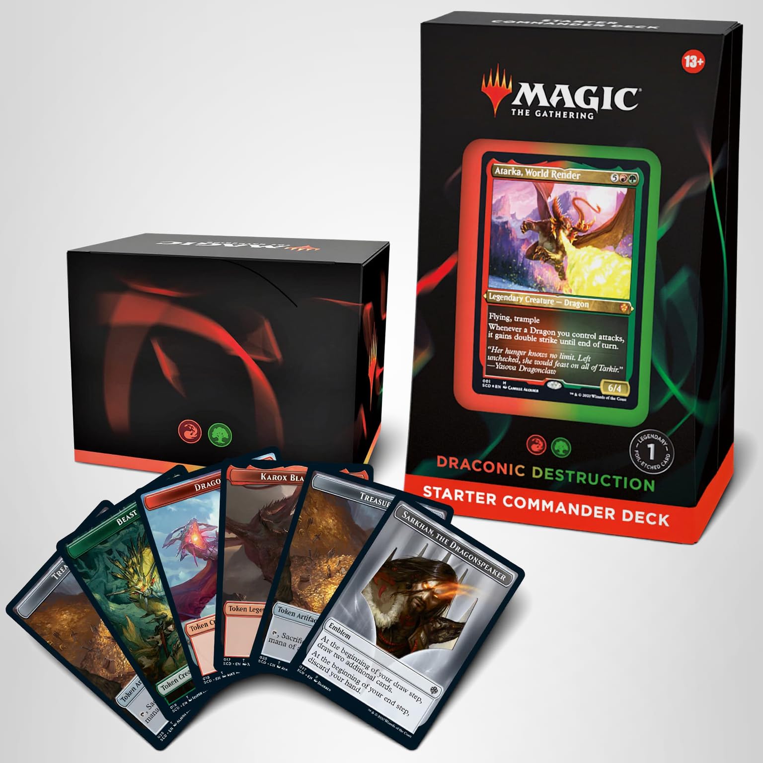 mtg draconic destruction card list Amazon.com: Magic: The Gathering Starter Commander Deck – Draconic  Destruction (Red-Green) | Ready-to-Play Deck for Beginners and Fans | Ages  13+