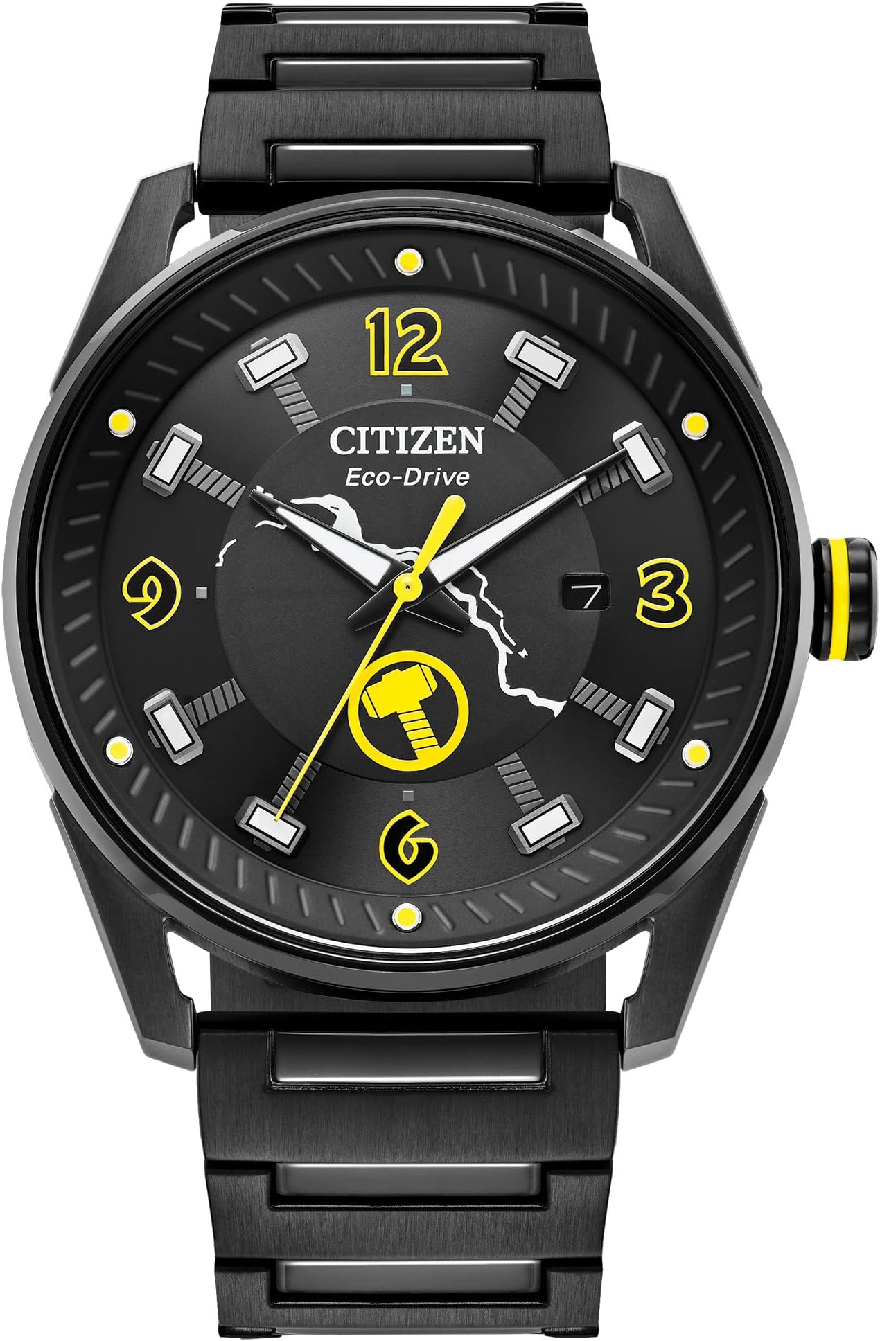 Men's Eco-Drive Thor 42mm Stainless Steel BM6987-50W