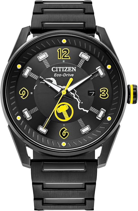 Amazon.com: CITIZEN Eco-Drive Men's Marvel Thor Find Your Power