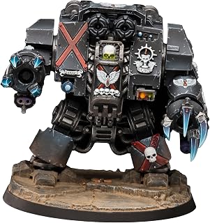 Blood Angels Death Company Dreadnought Blood Angels Armies of the Imperium Painted Miniature Wargaming Figure | Art Painting Level